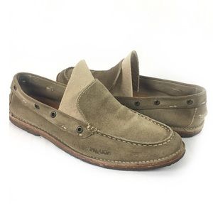 🤩 HOST PICK 🤩 FRYE Bleeker loafers Suede Slip ons Rubber bottoms sz 10